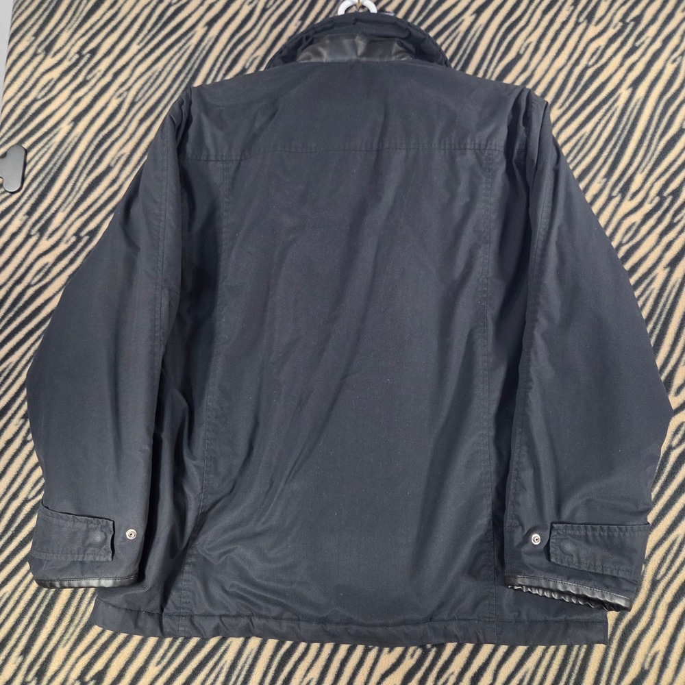 Late 90s VTG Y2K Christian Lacroix Homme Utility Field Jacket Corduroy Black XL - Picture 7 of 10